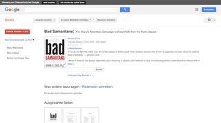 
                            11. Bad Samaritans: The ACLU's Relentless Campaign to Erase Faith from ...