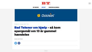 
                            6. Bad Telenor om hjælp - så kom spørgsmål om 13 år gammel ... - BT