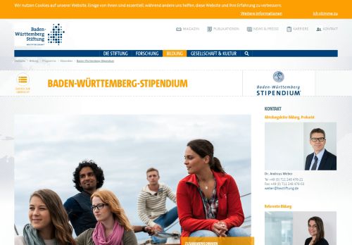 
                            8. Baden-Württemberg-Stipendium - BW Stiftung