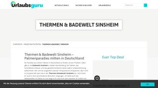 
                            9. Badewelt Sinsheim - Infos zu Preisen, Öffnungszeiten & mehr