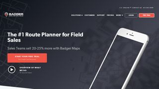 
                            6. Badger Maps - Route Planner for Sales