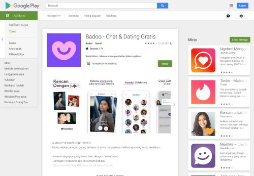 
                            2. Badoo - Chat & Dating Gratis - Aplikasi di Google Play
