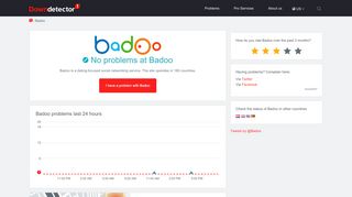 
                            9. Badoo down? Current outages and problems. | Downdetector
