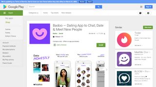 
                            8. Badoo – Gratis chat & dating – Apps i Google Play