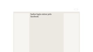 
                            12. badoo login entrar pelo facebook on www.bankietalk.com