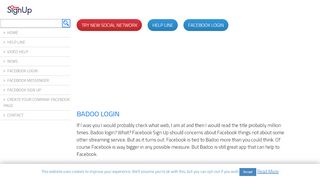 
                            11. Badoo Login - Your Facebook Help