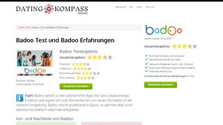 
                            8. Badoo - Zeitverschwendung oder Empfehlung? - Dating-Kompass.ch