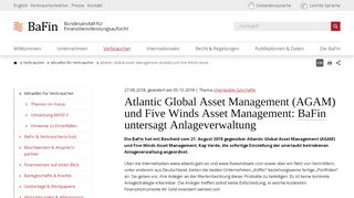 
                            4. BaFin - Aktuelles für Verbraucher - Atlantic Global Asset Management ...