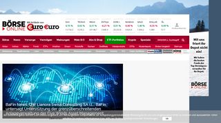 
                            8. BaFin News: QW Lianora Swiss Consulting SA iL ... - Börse Online