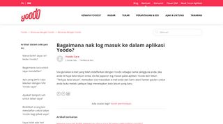 
                            2. Bagaiman nak log masuk ke dalam aplikasi Yoodo? – Yoodo