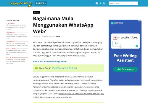 
                            11. Bagaimana Mula Menggunakan WhatsApp Web? – Amanz