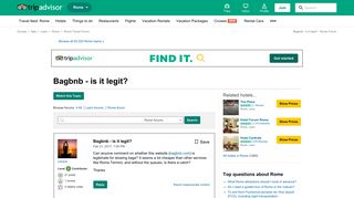 
                            7. Bagbnb - is it legit? - Rome Forum - TripAdvisor