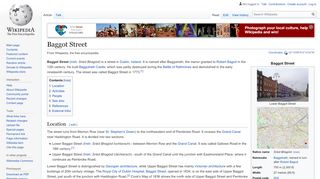 
                            3. Baggot Street - Wikipedia