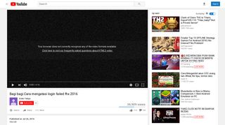 
                            3. Bagi bagi.Cara mengatasi login failed fhx 2016 - YouTube
