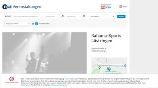 
                            8. Bahama-Sports Lüstringen in Osnabrück - alle Termine auf einen Blick ...