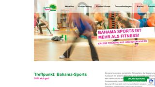 
                            1. Bahama Sports | Mehr als Fitness! Der Sportverein mit guter Laune
