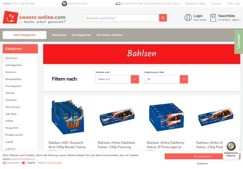 
                            13. Bahlsen-Produkte günstig kaufen I sweets-online.com | Süßigkeiten ...