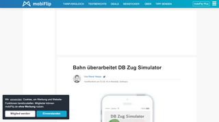 
                            13. Bahn überarbeitet DB Zug Simulator - mobiFlip