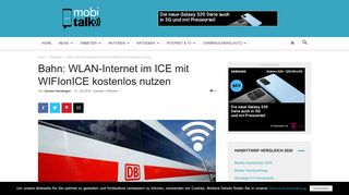 
                            13. Bahn: WLAN-Internet im ICE mit WIFIonICE kostenlos nutzen