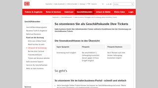 
                            2. bahn.business: Rückgabe und Erstattung online ... - Deutsche Bahn