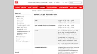 
                            8. BahnCard 50 Konditionen - Deutsche Bahn