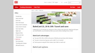 
                            4. BahnCard: Book a ticket and save - Deutsche Bahn