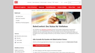 
                            4. BahnComfort: Der Status für Vielfahrer - Deutsche Bahn