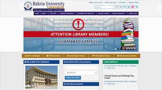 
                            10. Bahria University – Libraries