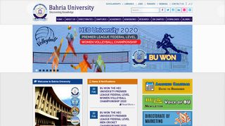 
                            4. Bahria University – Official Web Portal