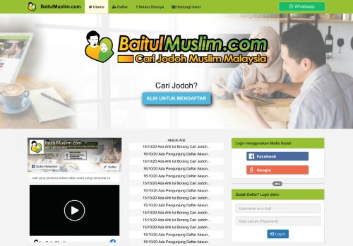 
                            1. BaitulMuslim.com | Cari Jodoh Muslim Malaysia