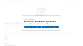 
                            2. Baixar Auto Login Open WiFi - Microsoft Store pt-BR