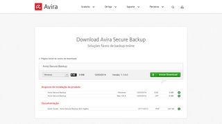 
                            4. Baixar Avira Secure Backup | Official Website