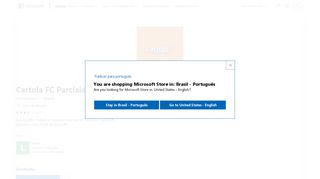 
                            13. Baixar Cartola FC Parciais - Microsoft Store pt-BR