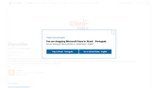 
                            8. Baixar Clarovideo - Microsoft Store pt-BR