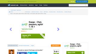 
                            2. Baixar Duego - Chat, paquera, agito! v1.18.1 APK Android grátis