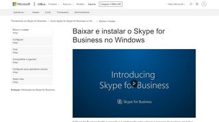 
                            13. Baixar e instalar o Skype for Business no Windows - Skype for Business