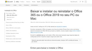 
                            3. Baixar e instalar ou reinstalar o Office 365 ou o Office 2016 no seu ...