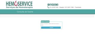 
                            4. Baixar Exame - Hemoservice