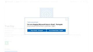 
                            4. Baixar True Key - Microsoft Store pt-BR