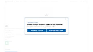 
                            7. Baixar VB - Microsoft Store pt-BR