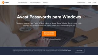 
                            2. Baixe Grátis Gerenciador de Senha | Avast Passwords