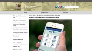 
                            7. Baixe o TRT5-Mobile e consulte seu processo pelo celular | PJe