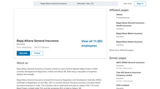
                            9. Bajaj Allianz General Insurance | LinkedIn