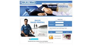 
                            9. * Bajaj Allianz Life Insurance Co. Ltd. - IC/SM/Corporate Agensts Portal