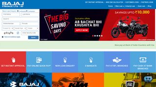 
                            3. Bajaj Auto Finance: Get Two Wheeler Loan, Bike Loan & Auto Loan ...