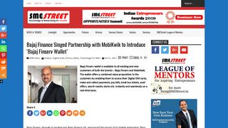
                            12. Bajaj Finance Singed Partnership with MobiKwik to introduce 'Bajaj ...