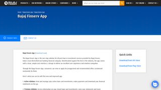 
                            3. Bajaj Finserv App : Experia App for All Loan & Investment Services