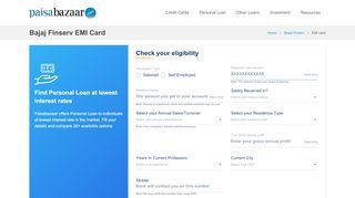 
                            7. Bajaj Finserv Emi Card - Apply Online Emi Card for Shopping