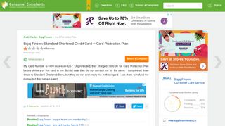 
                            10. Bajaj Finserv Standard Chartered Credit Card — Card Protection Plan