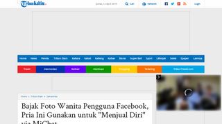 
                            11. Bajak Foto Wanita Pengguna Facebook, Pria Ini Gunakan untuk ...